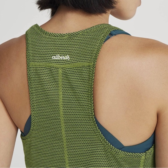 Allbirds Women’s Natural Run Athletic Tank Top Green Pine S NWT - Picture 3 of 9